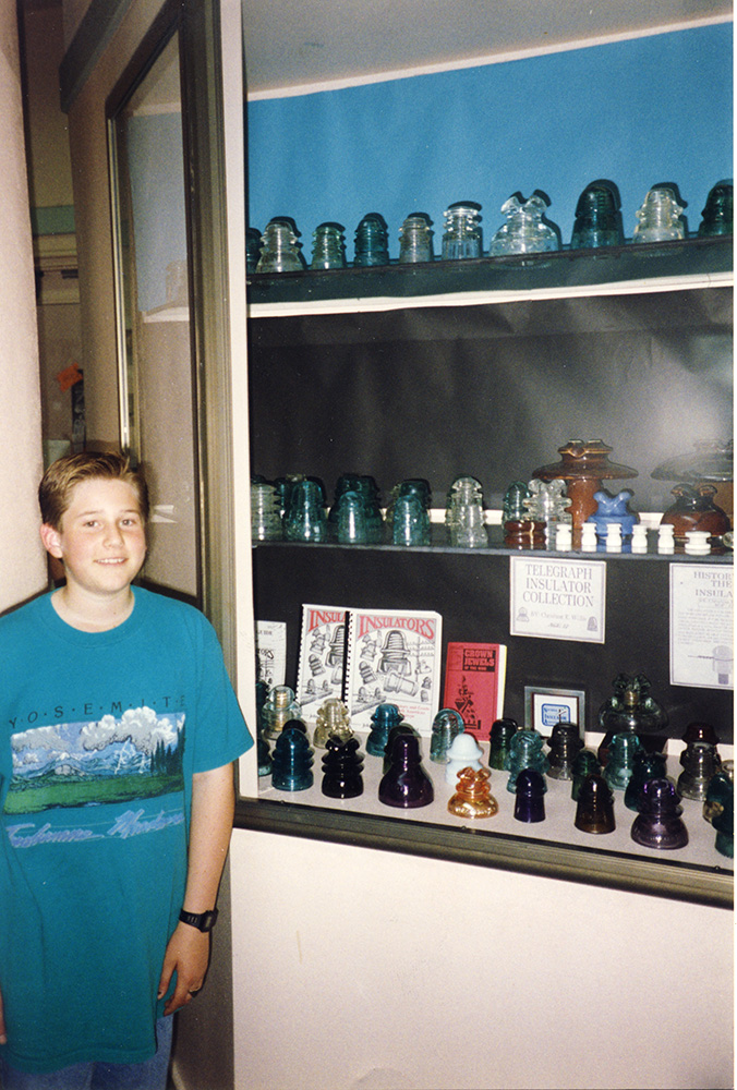 Christian Willis' 1992 Hemingray Display at the Laguna Niguel, CA Library