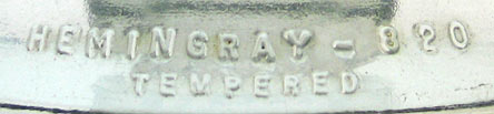 Extra Small Stamped Style (1951 - 1956)