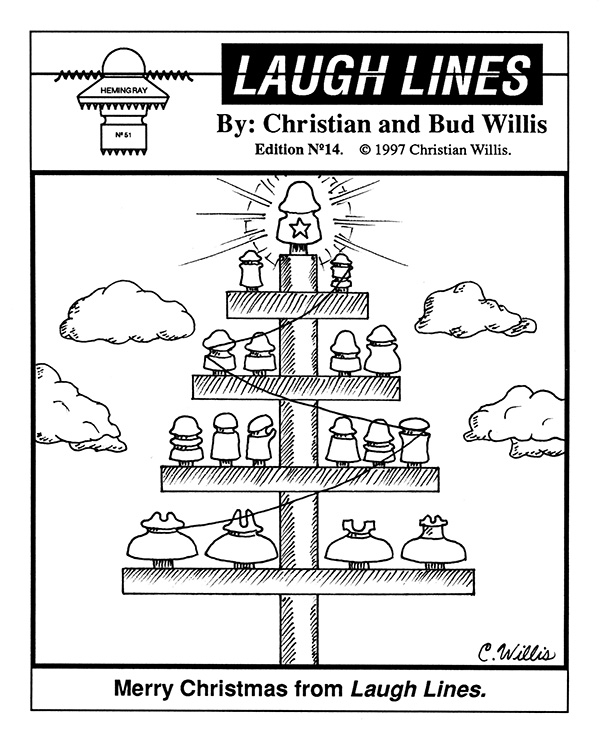 Laugh Lines 14: Insulator Christmas Tree