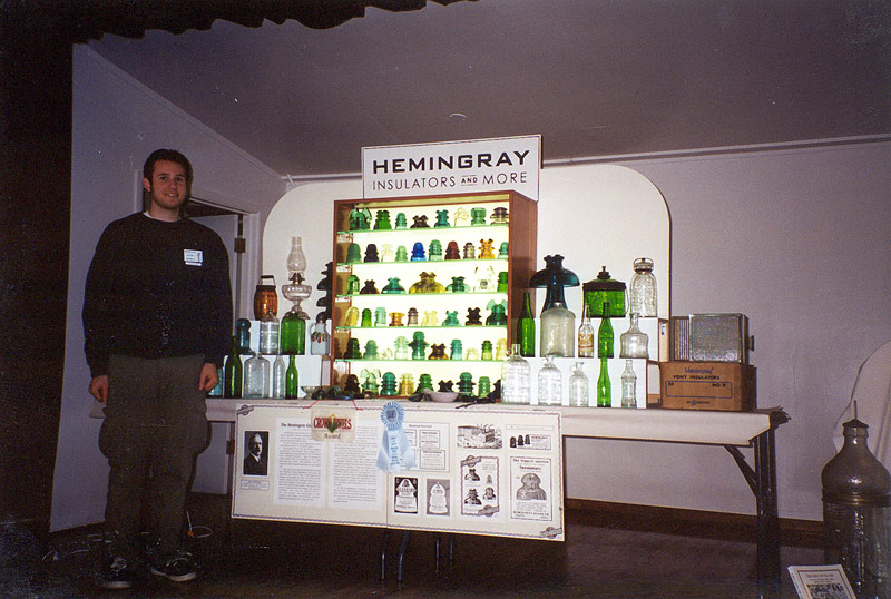 Christian Willis' 2005 Hemingray Display at the Cayucos, CA Show