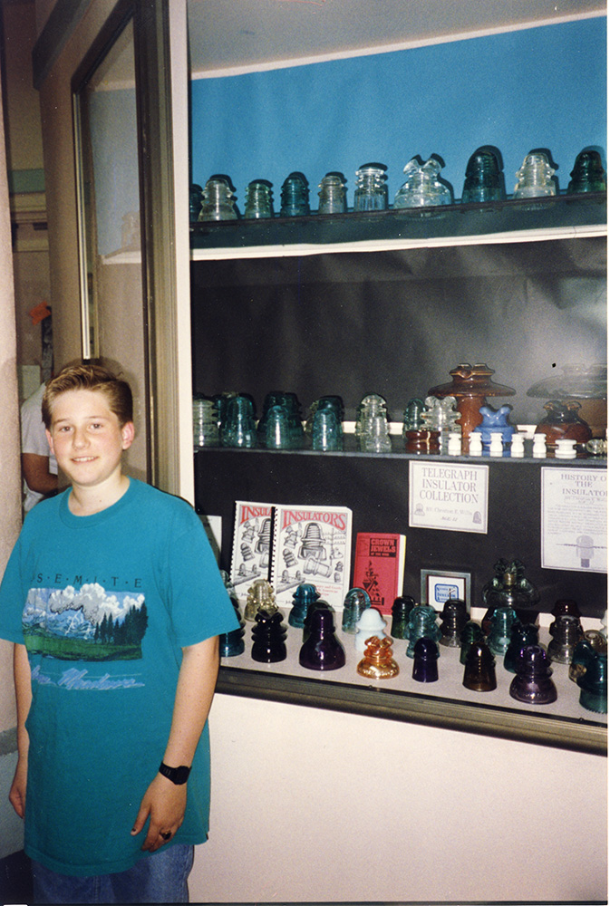 Christian Willis' 1992 Hemingray Display at the Laguna Niguel, CA Library